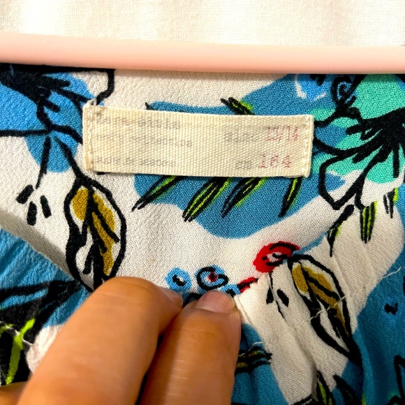 Zara Floral Girl Dress Size 10 & 13/14 - Picture 5 of 5